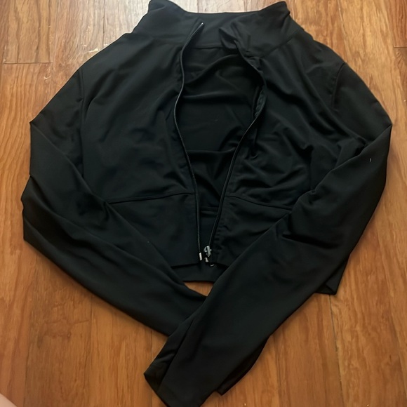 Cropped Athletic Jacket - Picture 1 of 3
